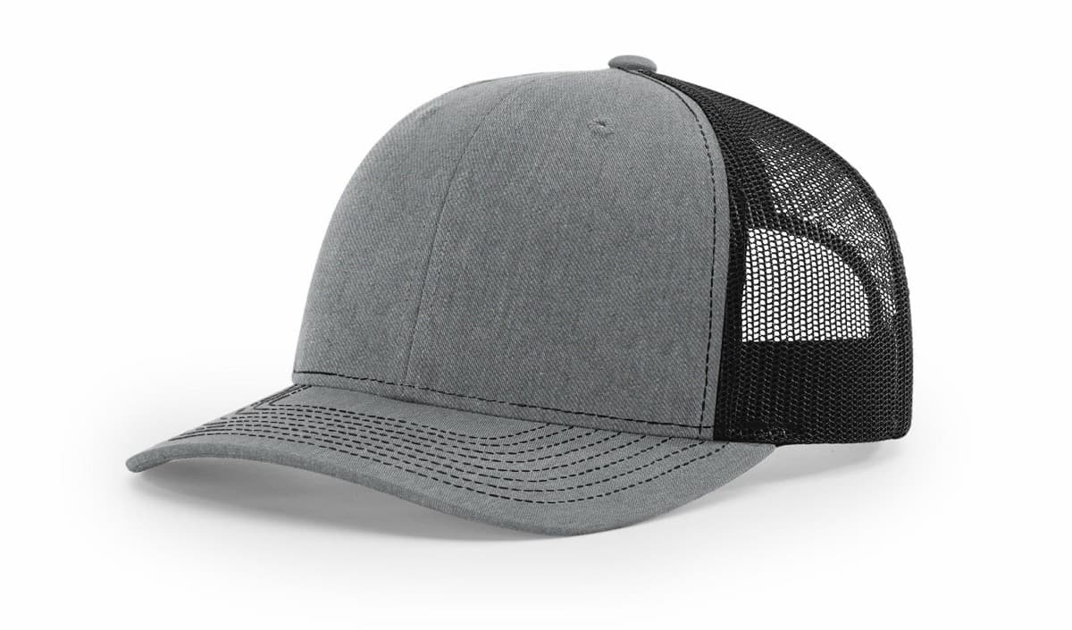 Richardson 112 trucker cap — genuine leather patch