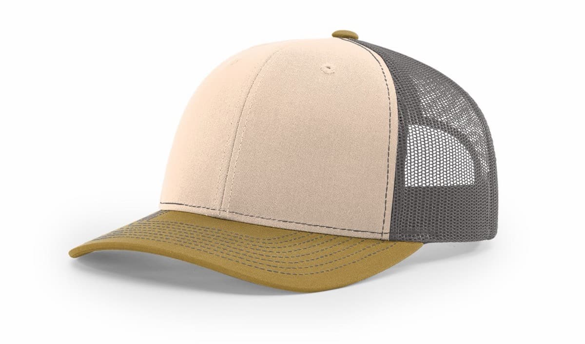 Richardson 112 trucker cap — custom embroidery